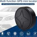 GPS Tracker for Vehicles, No Subscription, GPS Strong Magnetic Vehicle Anti-Lost Tracker, Smallest Locator Real Time, Anti-Theft Micro GPS Tracking Device with Free App, 2026 Upgraded (Black)