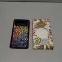 Esdot for iPhone 17 Pro Max Case Cute - Wireless Charging Compatible  Dual-Layer Soft Silicone + Hard Shell - Wildflower Design - Protective Phone Cover for Women Girls - Colorful Fragments Pattern