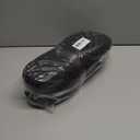 NewDenBer Men's Moccasin Slippers Warm Memory Foam Suede Soft Plush Lined Slip on Indoor Outdoor House Shoes (Black)