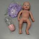 13 Inch Full Body Silicone Baby Dolls Can Open Mouth Take a Pacifier Realistic Soft Silicone Reborn Baby Doll Birthday Gifts for Kids