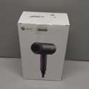 slopehill Professional Ionic Hair Dryer, Powerful 1800W Fast Drying Low Noise Blow Dryer with 2 Concentrator Nozzle 1 Diffuser Attachments for Home Salon Travel (Grey)