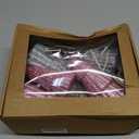 6Pcs Pink Christmas Decor, Tabletop Pink Christmas Tree for Christmas Decorations Xmas Centerpiece for Table Mantel Home Decor