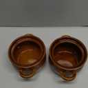 LE TAUCI French Onion Soup Bowls with Handles, 16 Oz Ceramic French Onion Soup Crocks Oven Safe Serving Bowls for Soup, Chili, Beef Stew, Cereal, Pot Pies, Set of 4