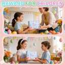 Easter Bunny Figurines Set, 28PCS Realistic Fluffy Crouching Rabbits - Easter Basket Stuffers, Spring Home Table Decor, Easter Gifts for Kids & Adults