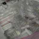 KIXINWA Pink Princess Tent for Girls, Kids Play Tent with LED Large Star Lights, Castle Playhouse Tent for Children Toddlers Indoor Outdoor Games, 55×53 Inches