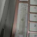 Wireless Keyboard and Mouse Ultra Slim Combo, TopMate 2.4G Silent Compact USB 2400DPI Mouse and Scissor Switch Keyboard Set with Cover, Batteries Included, for PC/Laptop/Windows/Mac - Rose Gold White