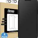 Mothca 2 Pack Matte Glass Screen Protector for iPhone 16 Pro [6.3 inch] + 2 Pack Camera Lens Protector, Anti-Glare & Anti-Fingerprint (Not Privacy Film) Tempered Glass, Bubble Free, Smooth as Silk