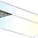 OKQ 2x4 LED Flat Panel Light Drop Ceiling Office Fixture, 5 CCT 3000K-6500K Adjustable & 5 Wattage Selectable,0-10V Dimmable, 2X4 LED Flush Mount Ceiling Light, ETL Listed 2Pack