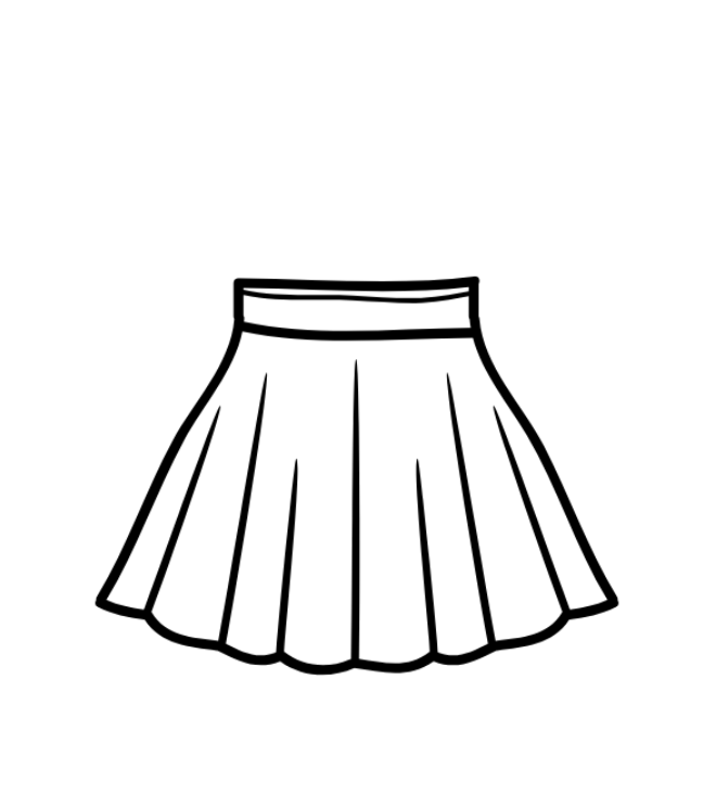 White Maxi Skirt M