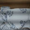 Martha Stewart - King Quilt Set, 100% Cotton Reversible Bedding Set, Incredibly Soft Feel for Year Round Comfort, 3 Piece Bed Set with Matching Pillowcases (Flower Block Print Blue)