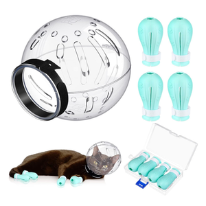 Cat Muzzle for Grooming Cat Adjustable Hood with Paw Covers, Kitten Breathable Anti Bite Muzzles Anti Scratch Boots Silicone Pussy Shoes Boots Kitten Paw Protector for Pet Bathing Shaving(Large)