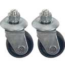 Racing Jack Caster Wheel for 3 Ton Floor Jack, 12mm Stem, Pack of 2