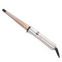 Remington Shine Therapy Argan Oil & Keratin Infused -1 Inch Tapered Curling Wand for Natural Curls, Includes Heat Glove (Champagne)