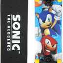 Voyager Skateboard with Printed Graphic Grip Tape - Great for Kids and Teens, Cruiser Skateboard with ABEC 5 Bearings, Durable Deck, Smooth Wheels, Sonic