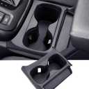 Center Console Cup Holder Inserts for Honda CRV 2026 2025 2024 2023, Interior Accessories Silicone Car Cup Holders Covers Protector for 2023-2026 CR-V, Black