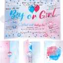 4 x Ideas Gender Reveal Guest Book Easter Gifts Best Gender Reveal Gifts for Parents to Be 2026 Boy or Girl Genders Reveals Gift Ideas Genders Reveals Decorations Party Games Christmas Guestbook