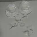 Two M5 24mm Full Set Collector Cup Only Compatible with Momcozy M5 and 10pcs 13/15/17/19/21mm Flange Inserts, Including Inserts*10, 24mm Flange*2, Collector*2, Duckbill Valve*2,Diaphragm*2