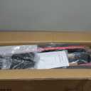 FLYBIRD Foldable Weight Bench with Resistance Bands, 8 Backrests Fast Adjustable FID for Home Gym Full Body Workout, Easy to Storage for Small Apartment