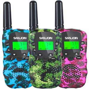 Walkie Talkies for Kids Toys for Boys Girls 4-6, 3 Miles Range Walkie Talkie to Camping, Outdoor 4 Year Old Girl Birthday Gifts for 3 4 5 6 7 Year Old Boy Girl Gifts Age 6-8 (Camo, 3 Pack)