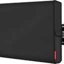 Porch Shield 40-43 inches Outdoor TV Cover Universal Weatherproof Protector for LCD, LED, Plasma Flat TV Screen, Compatible with Wall Mounts and Stands (Black)