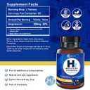 Hywebrvctok Hydrogen Water Tablets with Magnesium, 8 PPM H2 Molecular Hydrogen Tablets for Drinking Water, Rich in Antioxidants, Supports Cellular Health Recovery & Cognitive Function, 120 Counts