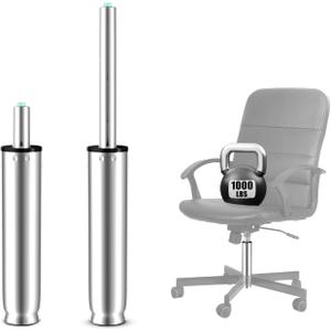 10 Inches to 15 Inches Office Chair Gas Lift Cylinder Replacement, 4.5'' Stroke, Hydraulic Pneumatic Shock Piston, Heavy Duty, Universal Diameter Fit for Most Office Chair, Class 4 (Polished Steel)