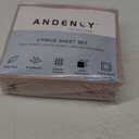 Andency Pink Sheets Full Set 4 Pieces, Super Soft Sheets for Full Size Bed, Microfiber Full Sheet Set, Deep Pocket Up to 16", Hotel Luxury Breathable & Cooling Bedding Sheets & Pillowcases