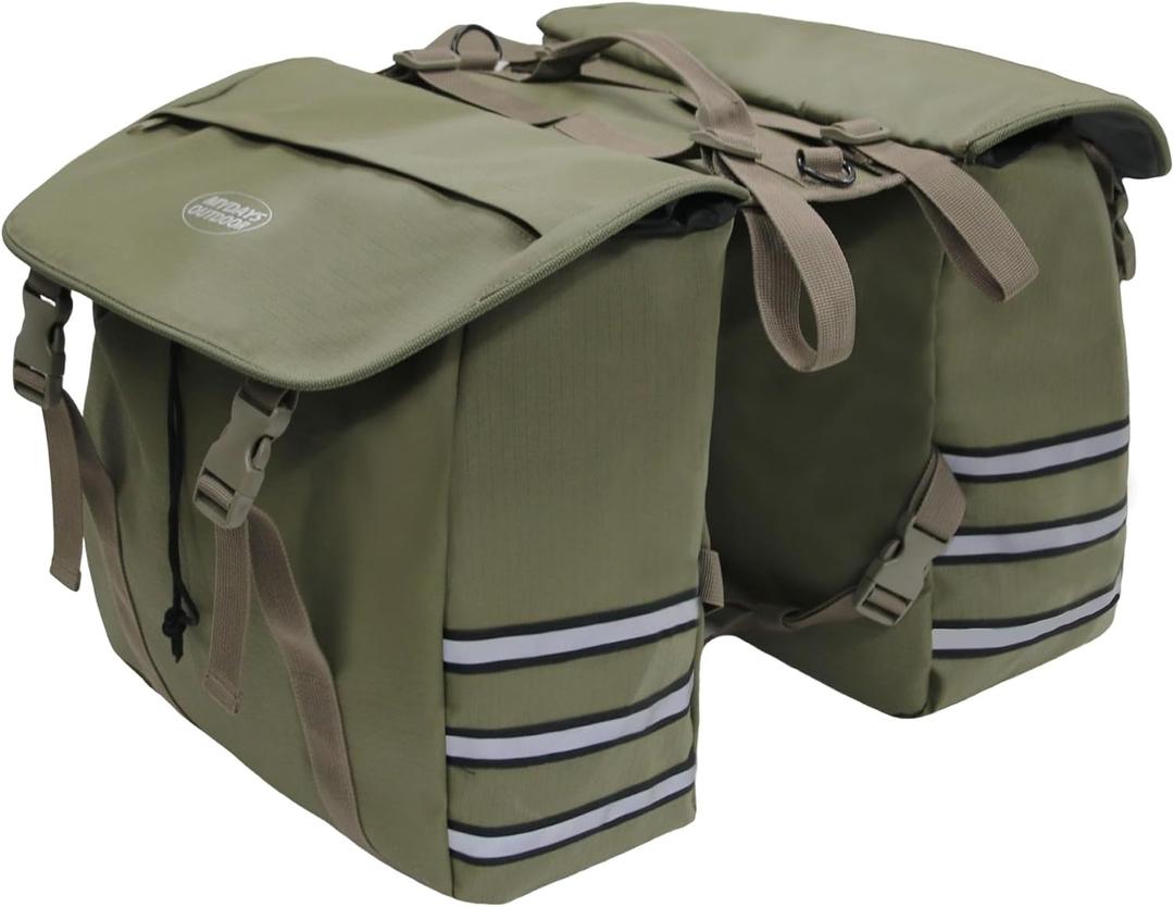 Panniers Bike Bags,Bicycle Saddle Bags,Large Capacity Reflective Strip,Bike Trunk Bag with Panniers,Bicycle Storage Bag,Bike accessories