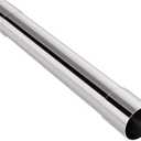 2.25Inch Exhaust Pipe T304 Stainless Steel Exhaust Tubing,Tailpipe 2 1/4OD to 2.25"ID Length 18"Straight Pipe Exhaust Universal Fitment,Connector Adapter Tub