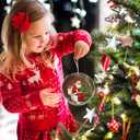 3 x Santa Sitting On Toilet Reading Book - Book Ornaments for Christmas Tree - Book Lovers Gifts - Book Accessories - Bookish - Gifts for Readers - Book Club - Christmas Ornaments - Christmas Decorations