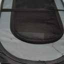 Medium Dog Cat Playpen, Puppy Pet Playpen Indoor for Small Dog Crate Tent Cage Outdoor, Portable Pop Up Dogs Enclosure Kennel with Carrying Case for Dogs/Cats/Rabbits (Grey with Pad, Medium)