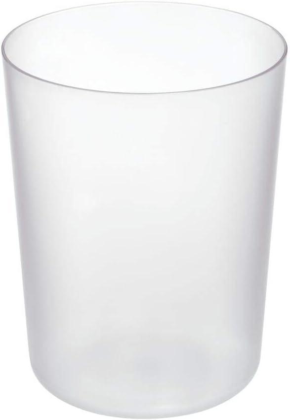 iDesign Finn BPA-Free Plastic Round Waste Basket - 7.64" x 7.64" x 10", Clear iDesign Finn BPA-Free Plastic Round Waste Basket - 7.64" x 7.64" x 10", Clear