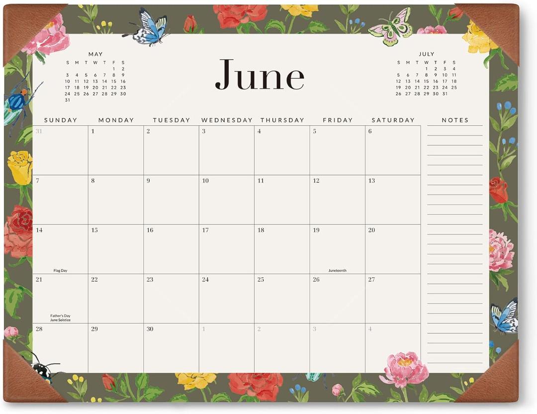 Jotsome Desk Calendar 2026-2027 with Desktop Pad, 18 Months Large Desk Pad Calendar From Now to June 2027 22x17 inch, Desk Blotter Calendar for Home Office and School, Easy Planning