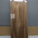 SRIWATANA Jewelry Armoire Cabinet, Solid Wood Jewelry Organizer with Full Length Mirror Wall/Door Mounted(Carbonized Black)