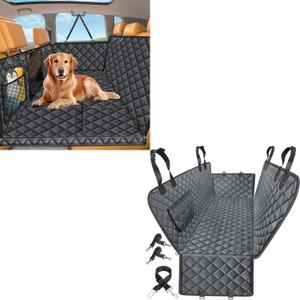 URPOWER XL Waterproof Dog Car Seat Cover for Back Seat & Back Seat Extender for Dogs