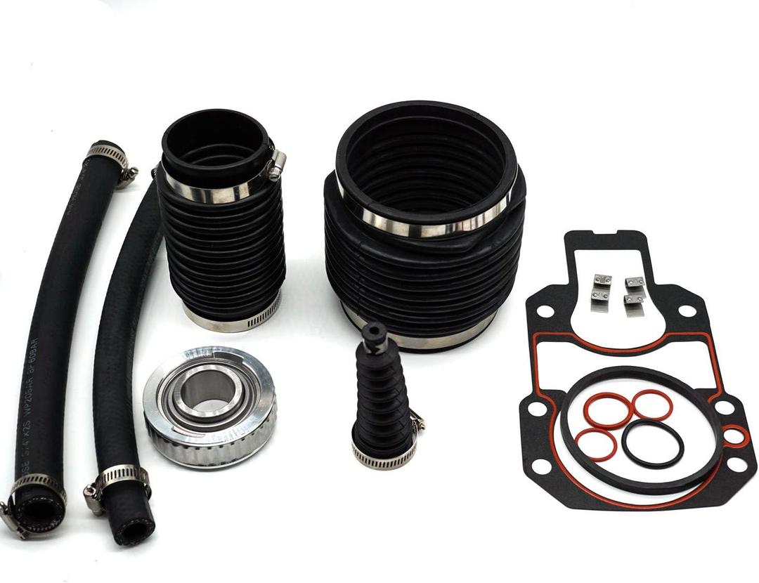 803097T1 Transom Seal Service Kit for MerCruiser Alpha one Gen 1 with Gimbal Bearing U Joint and Exhaut Bellows 30-803097T1 Sierra 18-8213 18-2601-1