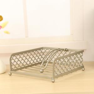 Large Cocktail Napkin Holder for Table, Gold Hollow Wavy Pattern, Flat Napkin Rack with Weighted Arm, Cocktail Tissue Holder, Tissue Paper Dispenser for Kitchen, Restaurant, Home (7.5"x 7.3"x 3") Large Cocktail Napkin Holder for Table, Gold Hollow Wavy Pattern, Flat Napkin Rack with Weighted Arm, Cocktail Tissue Holder, Tissue Paper Dispenser for Kitchen, Restaurant, Home (7.5"x 7.3"x 3")