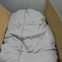 Bare Home Comforter Set - Oversized King Size - Ultra-Soft - Goose Down Alternative - Premium 1800 Series - All Season Warmth (Oversized King, Light Grey)