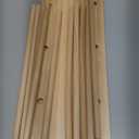 FINGERINSPIRE Wooden Puppet Stands (Holds up to 8 Puppets) Natural Wood Color Education Wood Puppet Tree Doll Puppet Display Holder Anti Crush Hand Puppets Storage Rack Puppets DIY Craft Displays