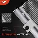 A-Premium Air Conditioning A/C Condenser Compatible with Jeep Cherokee 2019-2021, L4 2.0L