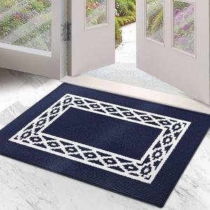 RugMast Premium Quality Polypropylene Indoor Door Mat - Beautiful Design with Non-Slip Backing, Washable & Low Profile Doormat - Ideal for Entryway Doors, Foyer, and Mudroom (32" x 48")