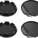 3Pcs Wheel Center Caps for 2006-2018 Outback 2004-2016 Forester 2002-2018 Impreza 2005-2018 Legacy Wheel Rim Outer 63mm(2.48in) Inner 57.3mm(2.26in) Black Hub Caps, Replacement 28821SA030