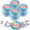 50 Styles 100 Pcs Morning Meeting Chips for Kids, Student Response Cards, Conversation Starters, Classroom Question Idea Cards for Elementary School, Learn Communication, Listening, Vocabulary