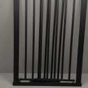 41 Inch Tall Baby Gate Auto Close Dog Gate Adjustable 29.92"-43.71" Wide Pressure Mounted Walk Through Swing Pet Gate for Doorways (Black, 29.92"-43.71" Wide)