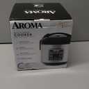 AROMA Digital Rice Cooker, 4-Cup (Uncooked) / 8-Cup (Cooked), Steamer, Grain Cooker, Multicooker, 2 Qt, Stainless Steel Exterior, ARC-914SBD