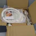 Astercook Ceramic Non-stick Cookware 21 Pcs Pots and Pans Set, Detachable Handle, RV Kitchen Non Stick Cooking Set Removable Handles, Oven Safe, Induction Ready, Stackable, Cream White