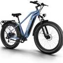 Wooken Gale Electric Bike 26" x 4.0 Fat Tire Electric Bike, EBike for Adults with 48V 1500W Peak Removable Battery, Up to 20 Mph 60Miles Ebikes,7 Speed, SGS UL2849