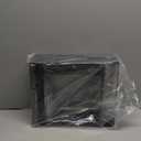 Over the Glass Shower Caddy Hanging, 2 Tier Stainless Steel Rustproof Shower Organizer Over Door with Removeable 4 Hooks & 2 Suction Cup, Bathroom Organizers and Storage Rack, Bathroom Decor - Black