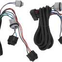 Driver & Passenger Side Tail Lamp Wiring Harness Compatible with Chevy Silverado 1500/1500HD 2500HD 3500 2003-2007, Replace 16531401 16531402