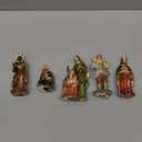 Nativity Set for Christmas 12 pcs White Manger Scene Holy Family Resin Figures Indoor Decorations Catholic 6 Inch